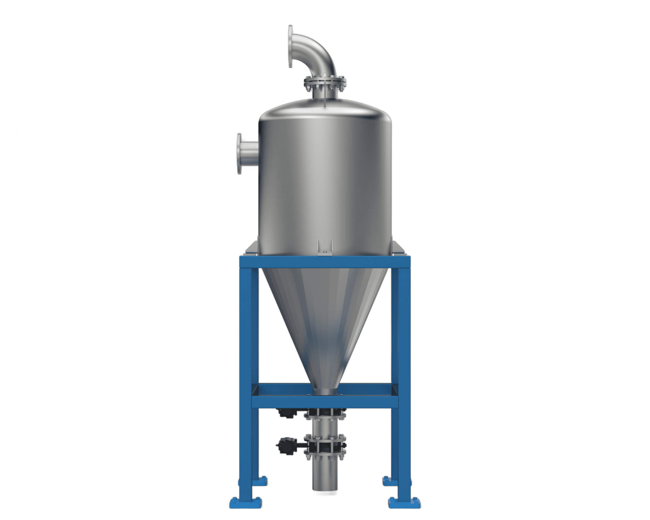 Cyclone Dust Separator for Rendering Plant Waste Gas