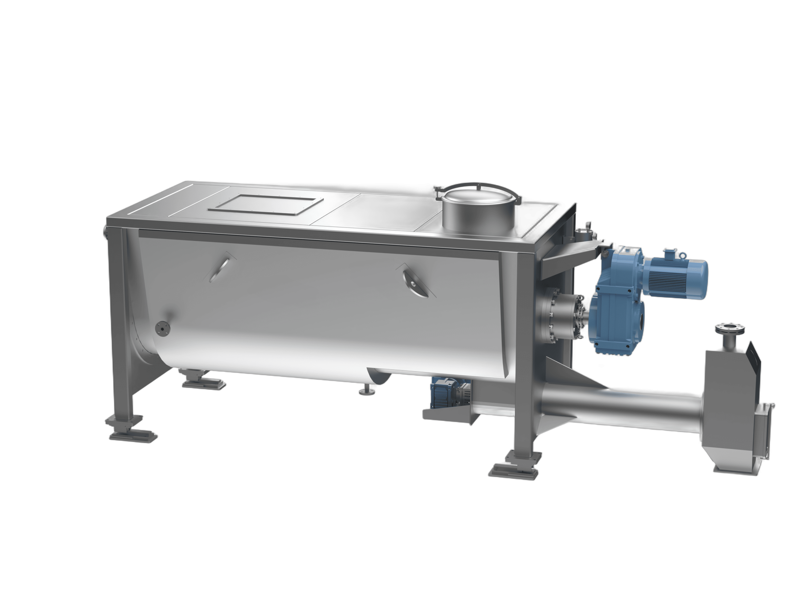 Meat Residue Buffer Bin for Rendering Plant Feeding System