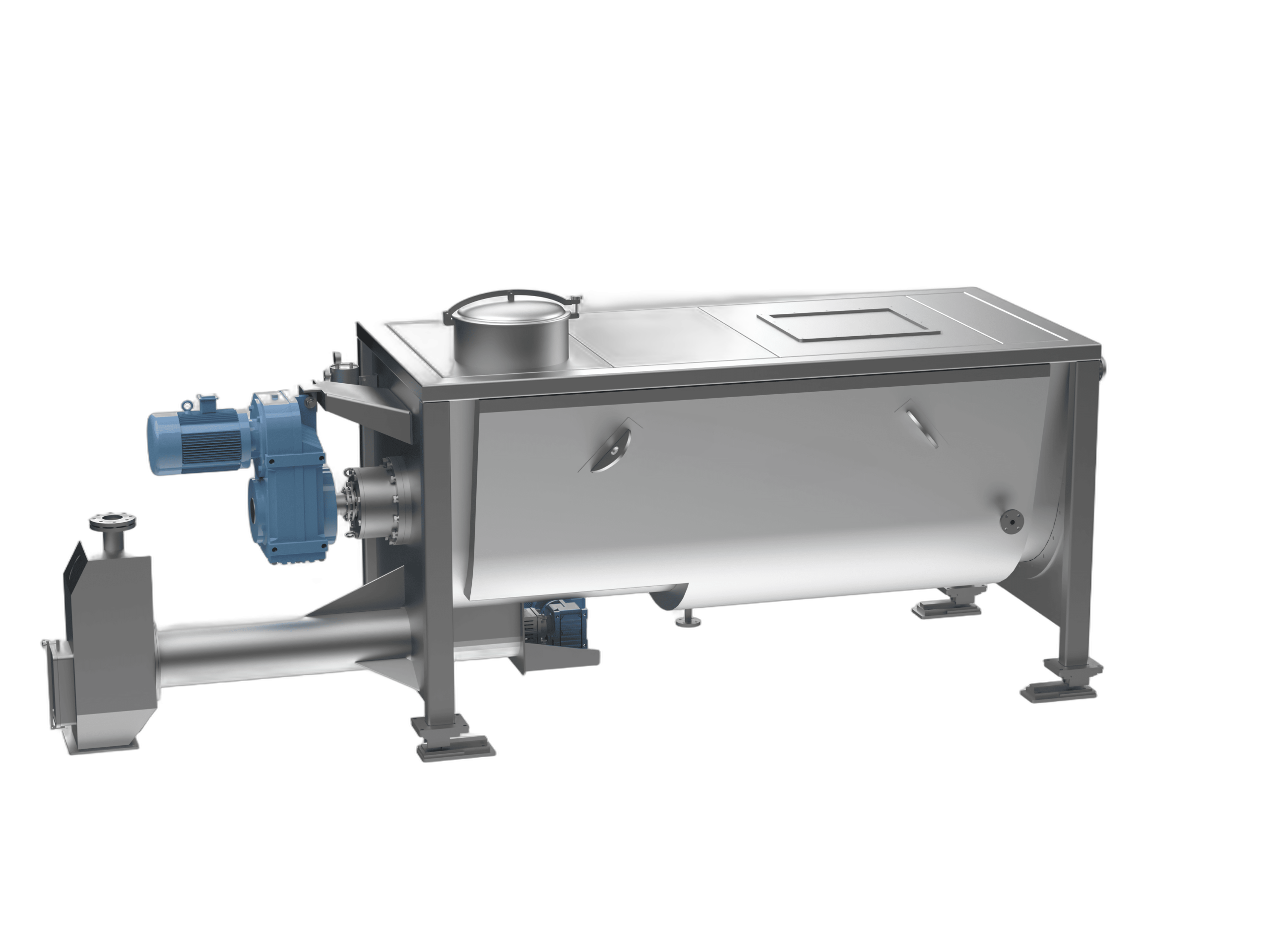 Meat Residue Buffer Bin for Rendering Plant Feeding System