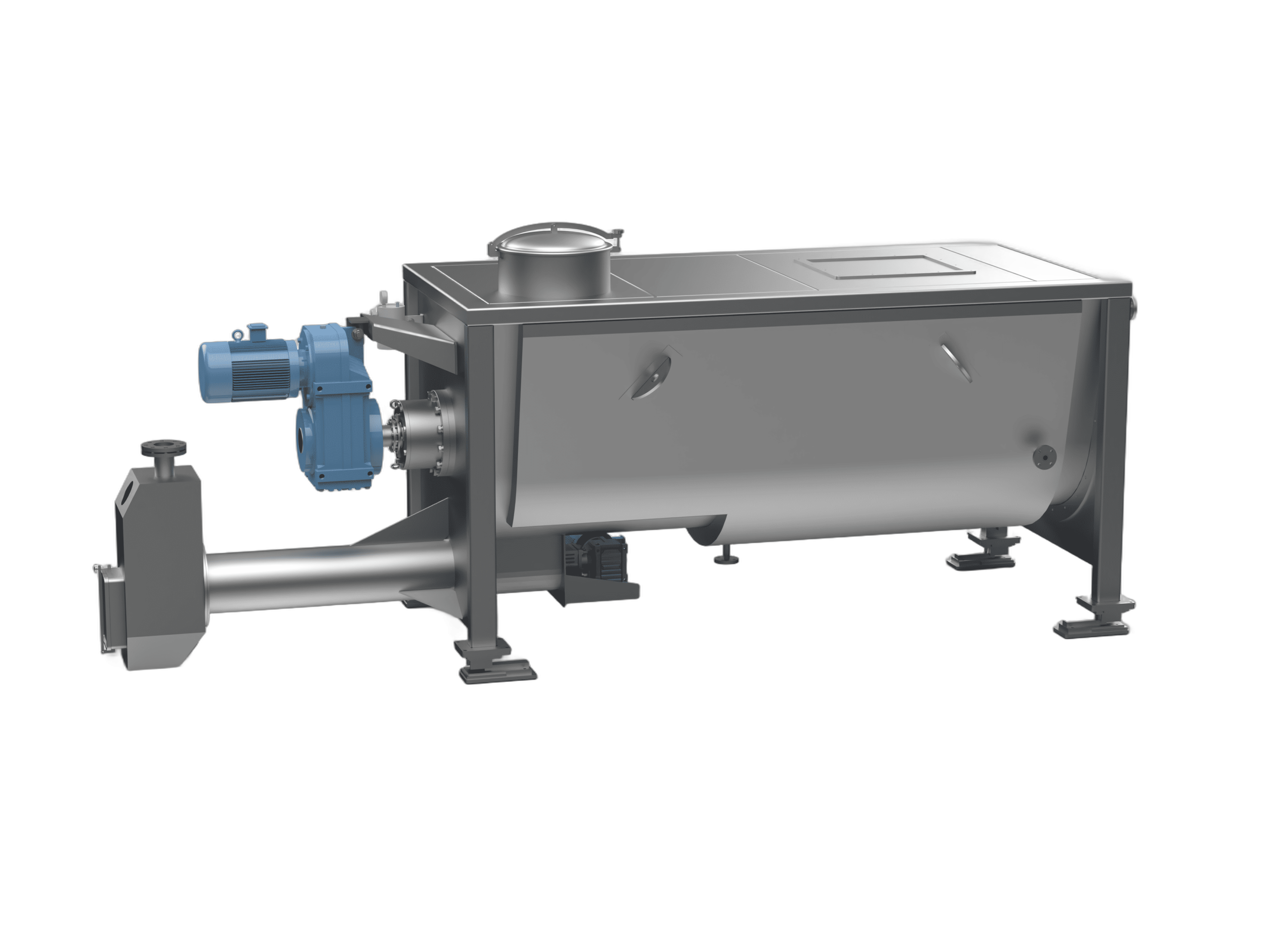 Meat Residue Buffer Bin for Rendering Plant Feeding System